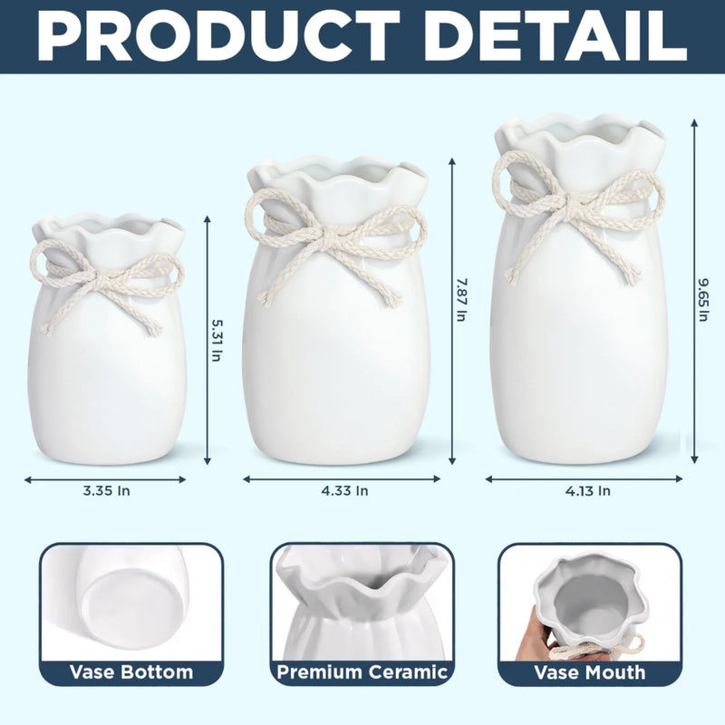 Custom New Home Flower Vase With Ribbon - Personalized Anniversary Wedding Gifts For Husband And Wife, Him And Her - Together Is My Favorite Place