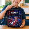 Custom Photo Kids Lunch Bag - Personalized Back To School Gifts For Kids - Little Wheels Big Dreams