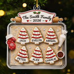 Custom Acrylic Ornament - Personalized Christmas Birthday Gifts For Mom, Dad, Brother, Sister - Joy Feels Like Family