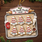 Custom Acrylic Ornament - Personalized Christmas Birthday Gifts For Mom, Dad, Brother, Sister - Joy Feels Like Family