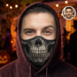 Custom Photo Balaclava Mask - Personalized Halloween Birthday Gifts For Him, Her - Welcome To The Spooky Side