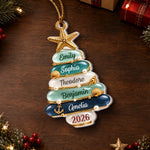 Custom Premium 3D Ornament - Personalized Christmas Birthday Gifts For Mom, Dad, Brother, Sister - Anchored In Holiday Love