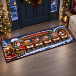 Custom Runner Rug - Personalized Christmas Birthday Gifts For Grandma, Grandpa - Little Ones Make The Season Merry