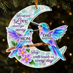Custom Sea Glass Acrylic Ornament - Personalized Christmas Memorial Sympathy Gifts For Loss Of Mom, Dad - Forever Part Of My Story