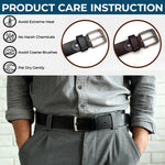 Custom Engraved Leather Belt - Personalized Anniversary Wedding Gifts For Husband And Wife, Him And Her - I Licked It, Mine