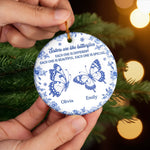 Custom Ceramic Ornament - Personalized Best Friend Christmas Birthday Gifts For Women, Besties, Sisters, BFF - Years Made Brighter