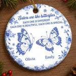 Custom Ceramic Ornament - Personalized Best Friend Christmas Birthday Gifts For Women, Besties, Sisters, BFF - Years Made Brighter