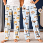 Custom Photo Pajama Pants - Personalized Christmas Birthday Gifts For Dog Cat Lovers, Dog Dad And Mom, Cat Owners - Dreaming With My Pup
