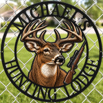 Custom Shaped Metal Sign - Personalized Birthday Gifts For Hunters, Husband, Son, Grandson, Brother, Grandpa, Dad, Yourself - Among The Pines