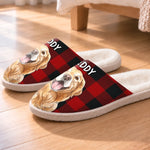Custom Photo Flat Scuff Slippers - Personalized Christmas Birthday Gifts For Dog Cat Lovers, Dog Dad And Mom, Cat Owners - Soft Paws, Big Heart