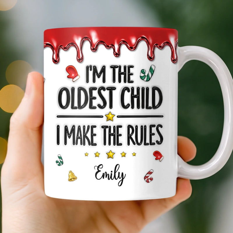 Custom 3D Inflated Effect Printed Mug - Personalized Birthday - Gifts For Mom, Dad, Brother, Sister - Better Together Always