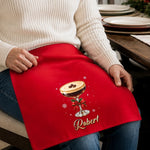 Custom Cotton Napkin - Personalized Christmas Birthday Gifts For Mom, Dad, Brother, Sister - Winter Days Merry Ways