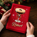 Custom Cotton Napkin - Personalized Christmas Birthday Gifts For Mom, Dad, Brother, Sister - Winter Days Merry Ways