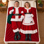 Custom Blanket - Personalized Anniversary Wedding Gifts For Husband And Wife, Him And Her - Together For Every Happy Holiday