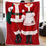 Custom Blanket - Personalized Anniversary Wedding Gifts For Husband And Wife, Him And Her - Together For Every Happy Holiday