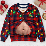 Custom Funny Ugly Sweatshirt - Personalized Christmas Birthday Gifts For Husband, Son, Grandson, Brother, Grandpa, Dad, Yourself - Chilling In Style This Season
