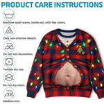 Custom Funny Ugly Sweatshirt - Personalized Christmas Birthday Gifts For Husband, Son, Grandson, Brother, Grandpa, Dad, Yourself - Chilling In Style This Season