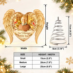 Custom Photo LED Tree Topper - Personalized  Memorial Sympathy Gifts For Loss Of Mom, Dad - Carried In Every Memory