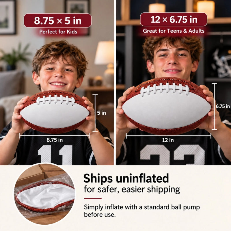 Custom Leather Football - Personalized Birthday Gifts For Son, Grandson, American Football Lovers, Sports Fans, Sports Lovers - Always Remember I Am With You