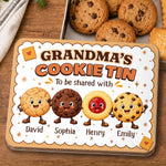 Custom Metal Tin - Personalized Birthday Gifts For Grandma, Grandpa - A Little Holiday Sweetness
