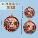 Custom Photo Acrylic Ornament - Personalized Christmas Birthday Gifts For Mom, Dad, Brother, Sister - Our Circle Of Love