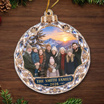 Custom Photo Acrylic Ornament - Personalized Christmas Birthday Gifts For Mom, Dad, Brother, Sister - A Memory Worth Keeping
