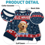 Custom Photo Ugly Sweatshirt - Personalized Christmas Birthday Gifts For Dog Cat Lovers, Dog Dad And Mom, Cat Owners - Jolly Little Pawtner