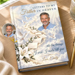 Custom Photo Hardcover Journal - Personalized  Memorial Sympathy Gifts For Loss Of Mom, Dad - Always Part Of My Story