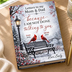 Custom Hardcover Journal - Personalized  Memorial Sympathy Gifts For Loss Of Mom, Dad - Your Memory Stays