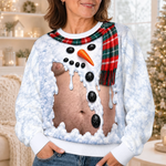 Custom Funny Ugly Sweatshirt - Personalized Christmas Birthday Gifts For Husband, Son, Grandson, Brother, Grandpa, Dad, Yourself - Too Hot For Winter Snow