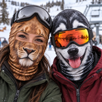 Custom Funny Ski Mask - Personalized Birthday Gifts For Ski Lovers - Ski Happens