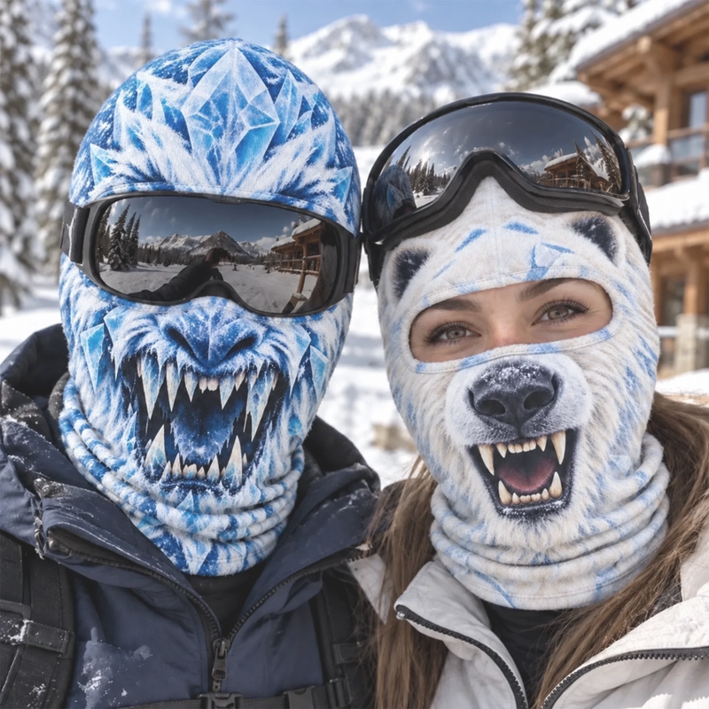Custom Funny Ski Mask - Personalized Birthday Gifts For Ski Lovers - Chasing Fresh Powder