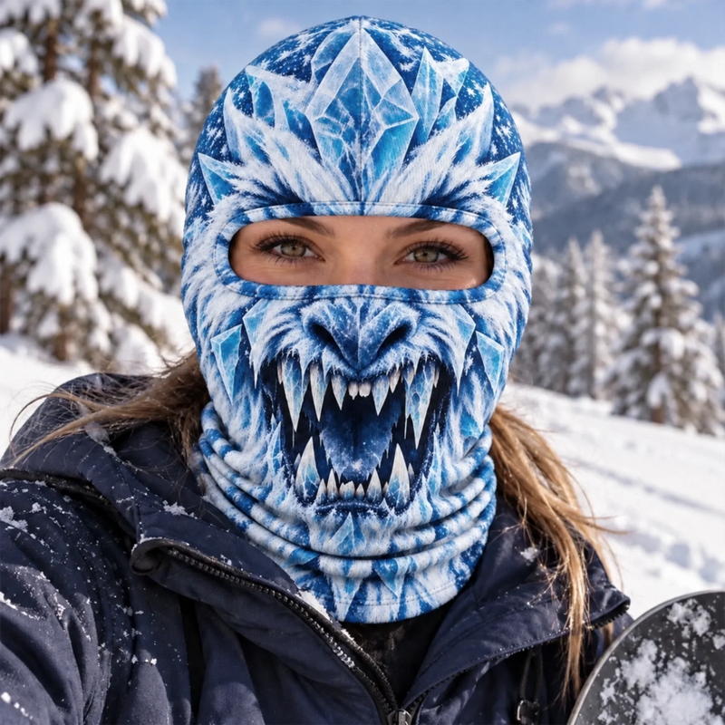 Custom Funny Ski Mask - Personalized Birthday Gifts For Ski Lovers - Chasing Fresh Powder