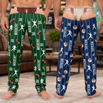 Custom Funny Pajama Pants - Personalized Birthday Gifts For Sports Fans, Sports Lovers - Chilling Like A True Champion