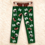 Custom Funny American Football Pajama Pants - Personalized Birthday Gifts For American Football Lovers, Sports Fans, Sports Lovers - Living The Ultimate Fan Life