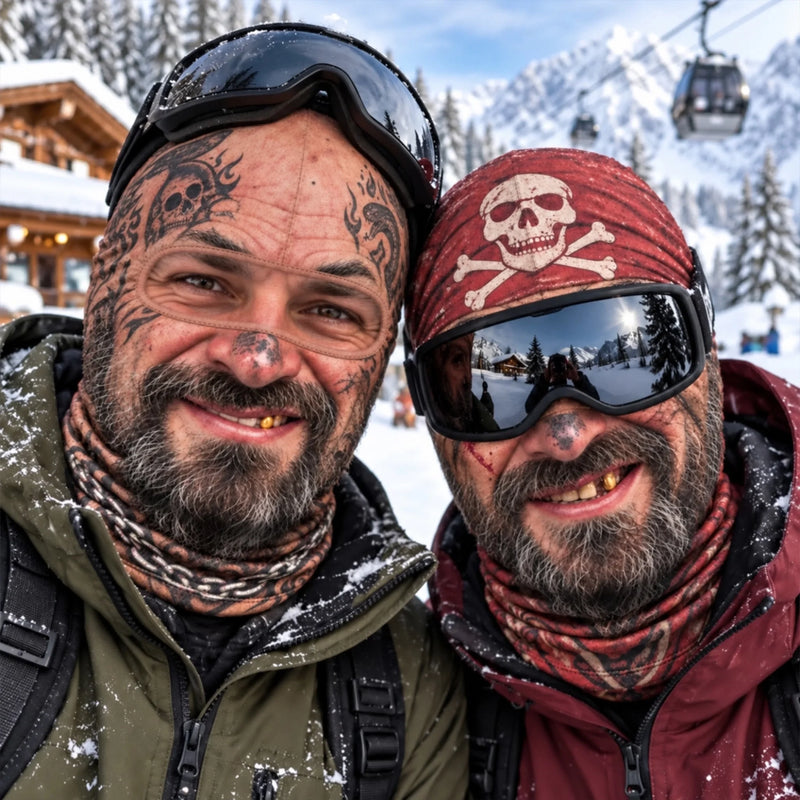 Custom Funny Ski Mask - Personalized Birthday Gifts For Ski Lovers - Snow Problem