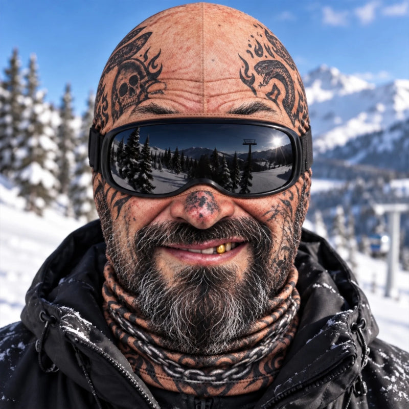 Custom Funny Ski Mask - Personalized Birthday Gifts For Ski Lovers - Snow Problem