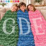 Custom Blanket - Personalized Birthday Gifts For Mom, Dad, Brother, Sister - Forever Wrapped In Love