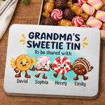 Custom Metal Tin - Personalized Birthday Gifts For Grandma, Grandpa - Sweet Days With Grandma