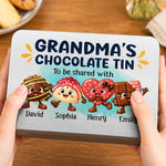 Custom Metal Tin - Personalized Birthday Gifts For Grandma, Grandpa - A Tin Full Of Sweet Love