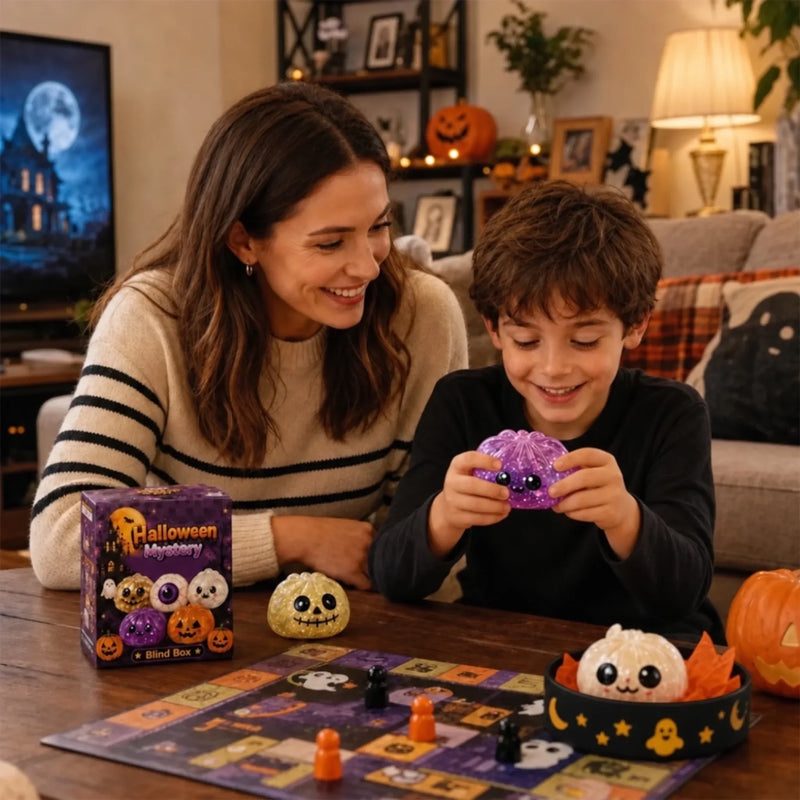 Halloween Dumpling Squishy Blind Box - Halloween Birthday Gifts For Mom, Dad, Brother, Sister, Kids - Glow Up Your Squish