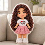 Custom Photo Shaped Pillow - Personalized Anniversary Wedding Gifts For Husband And Wife, Him And Her - Forever Us