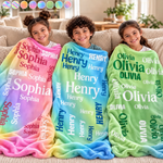 Custom Blanket - Personalized Birthday Gifts For Mom, Dad, Brother, Sister - Little Trouble Maker