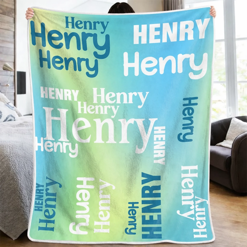 Custom Blanket - Personalized Birthday Gifts For Mom, Dad, Brother, Sister - Little Trouble Maker