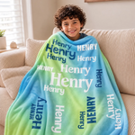 Custom Blanket - Personalized Birthday Gifts For Mom, Dad, Brother, Sister - Little Trouble Maker