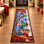 Custom Runner Rug - Personalized Christmas Birthday Gifts For Mom, Dad, Brother, Sister - Holiday Magic Together