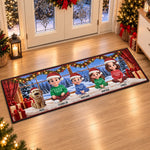 Custom Runner Rug - Personalized Christmas Birthday Gifts For Mom, Dad, Brother, Sister - Holiday Magic Together