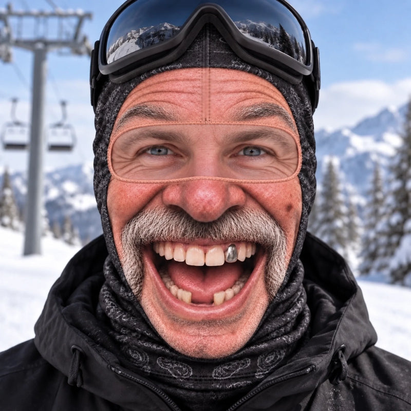 Custom Funny Ski Mask - Personalized Birthday Gifts For Ski Lovers - Powder To The People