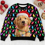 Custom Photo Christmas Dog Gifts - Personalized Ugly Sweatshirt