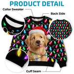 Custom Photo Christmas Dog Gifts - Personalized Ugly Sweatshirt